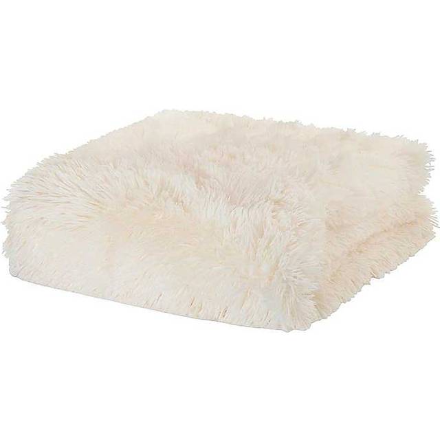 Catherine Lansfield Cuddly Faux Fur 150cmx200cm Throw Heather - Pink