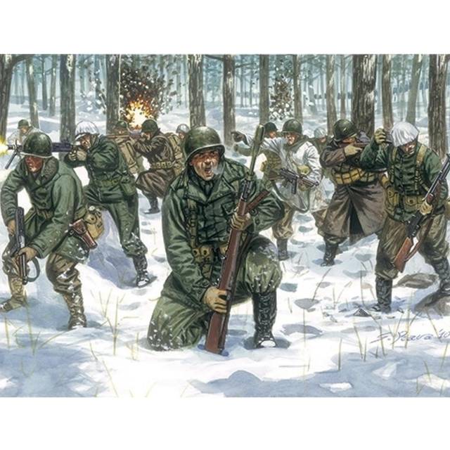 US INFANTRY WW2  (WINTER UNIFORM) - SOLDIERS 1:72 - Italeri 6133