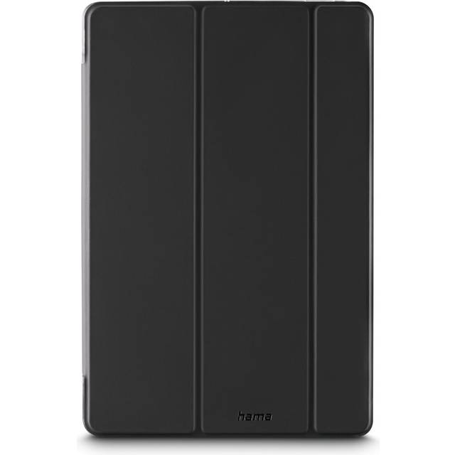 Hama Fodral för Samsung Galaxy Tab S9 FE 10,9 tum (stativfunktion, magnet, surfplatta, surfplatta, stativ, fold, vikfodral, skydd, transparent, flipfodral, robust, affärslook) svart