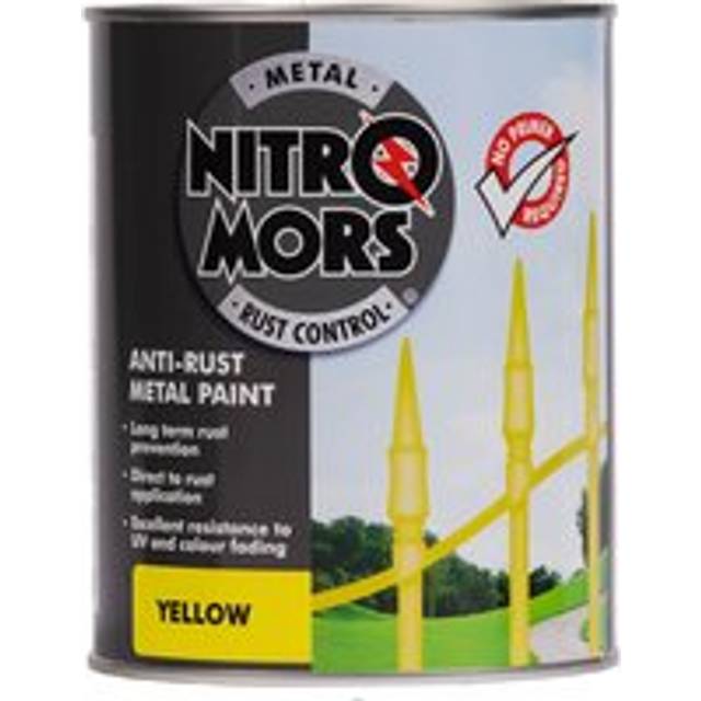 Nitromors Anti-Rust Smooth Metal Paint Yellow 750ml