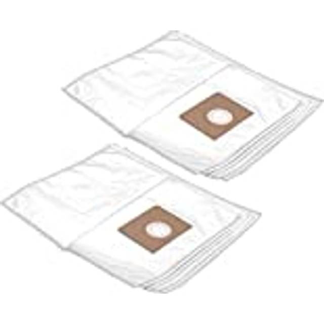 Vhbw - 10x Vacuum Cleaner Bag compatible with Fein Dustex 25, 25L Vacuum Cleaner - Microfleece, 25l capacity, 42 cm x 26 cm, White
