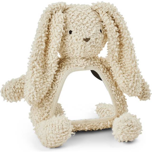 Smallstuff Kanin Aktivitetsleksak med Spegel, Off White Bouclé