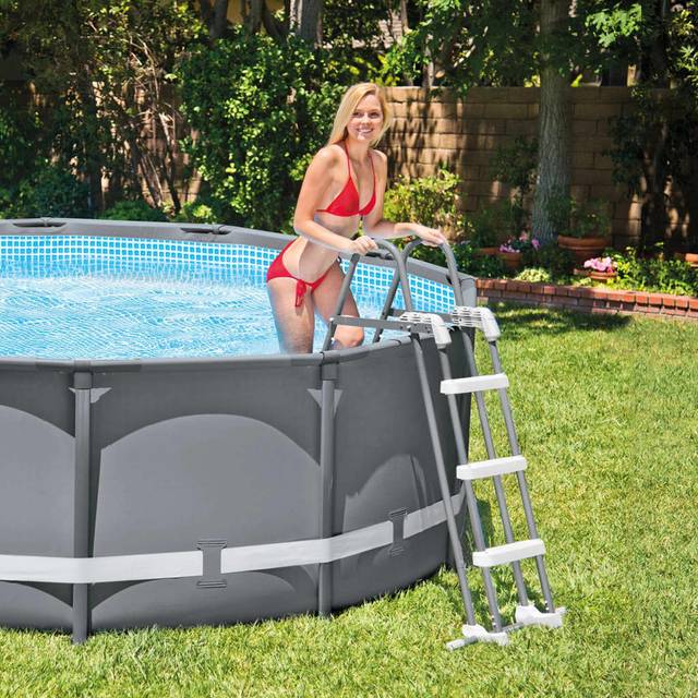 3-Step Pool Safety Ladder 91-107 cm Intex