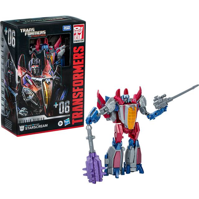 Hasbro Transformers Studio Series Deluxe Transformers: War for Cybertron 06 Gamer Edition Starscream 6.5” Action Figure