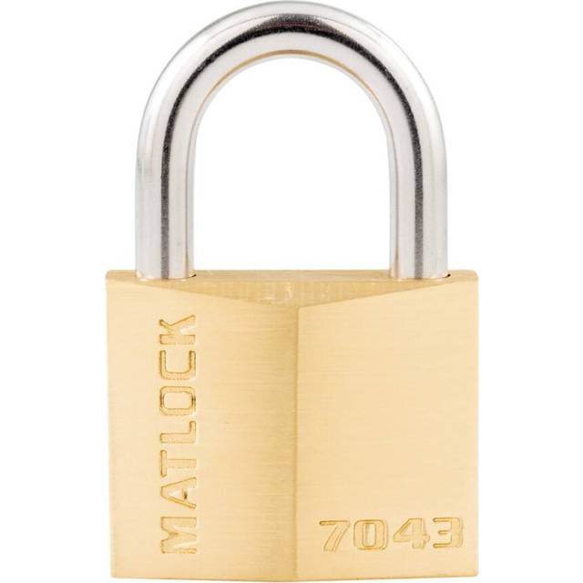 Matlock 40 x 22mm Shackle Solid Brass Padlock