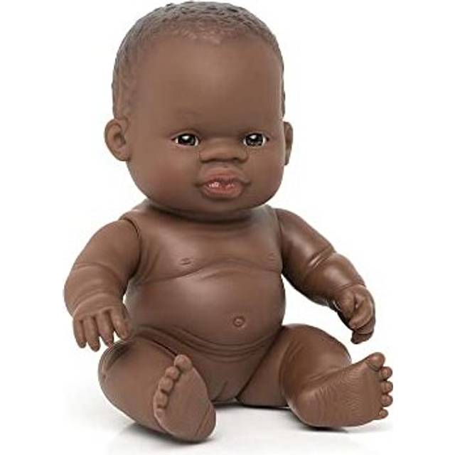 Miniland Miniland31144 Babydocka Afrikansk Flicka Polybag, Flerfärgad