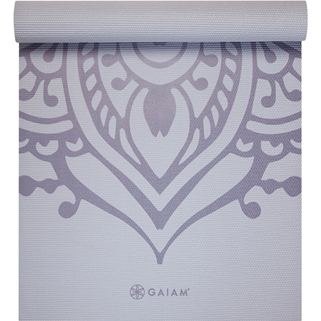 Gaiam Wild Lilac Sundial Yoga Mat 5 mm Classic Printed