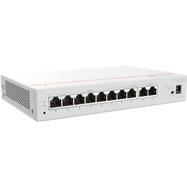 Huawei eKitEngine S380-S8P2T - Switch - Administreret - 1 x 10/100/1000 (PoE+) + 7 x 10/100/1000 - monterbar på stativ - PoE+ (124 W)