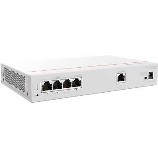 Huawei eKitEngine S380-L4P1T - Switch - Administreret - 1 x 10/100/1000 (PoE+) + 3 x 10/100/1000 - monterbar på stativ - PoE+ (50 W)