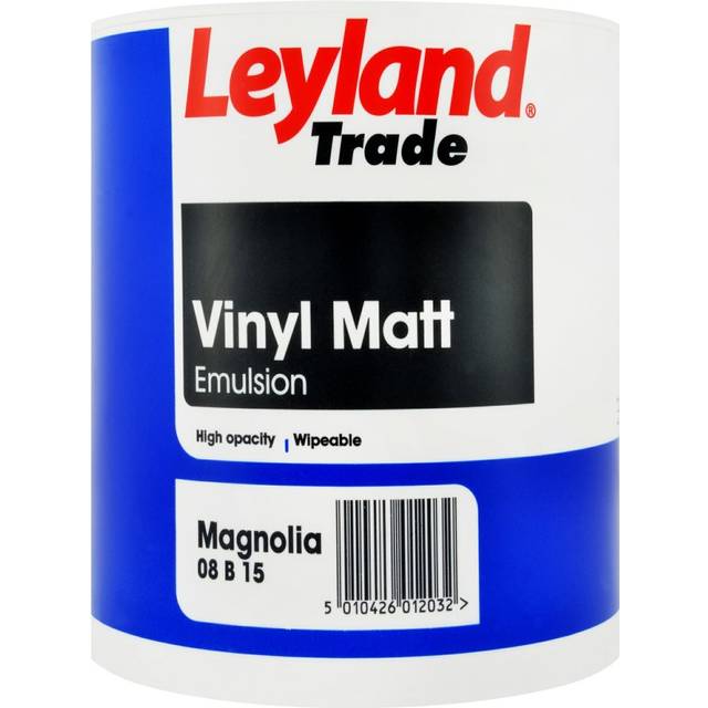 Leyland Trade Vinyl Matt Emulsion Paint - Magnolia 1L
