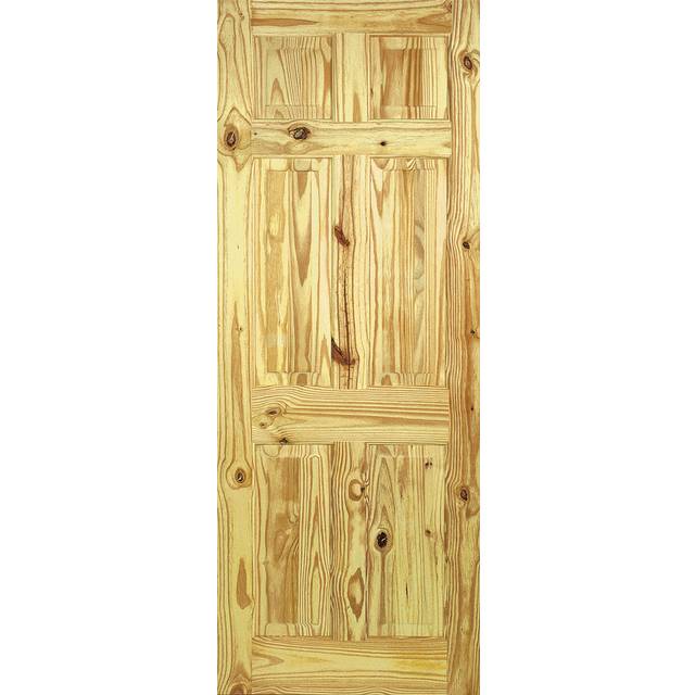 LPD Knotty Pine 6P Internal Door 1981 x 610mm Unfinished
