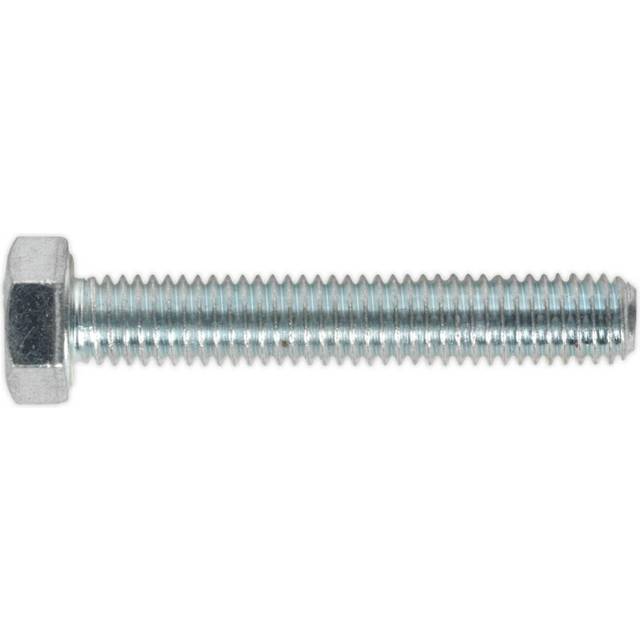 50 Pack Ht Setscrew - M5 X 30mm - Grade 8.8 Zinc - Fully Threaded - Din 933