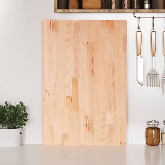 Chopping Board 60x40x4 cm Solid Wood Beech Vidaxl