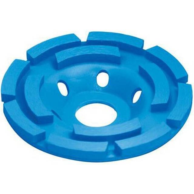 100mm x 22.2mm Concrete Grinding Diamond Disc Double Row Fits 115mm Grinder