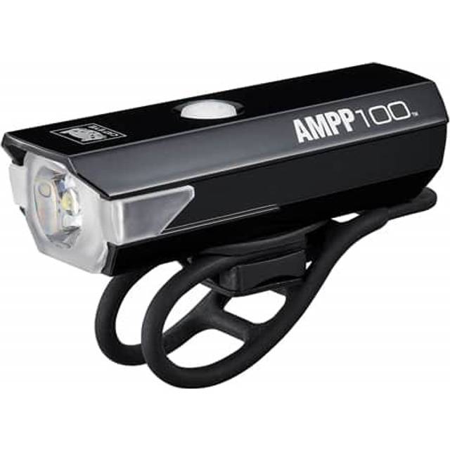 Cateye AMPP 100 & ORB Rechargeable Bike Light Set - Black