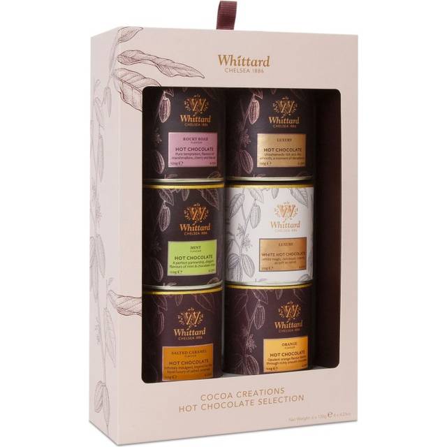 Cocoa Creations Hot chocolate Gift set 6x140g - Whittard