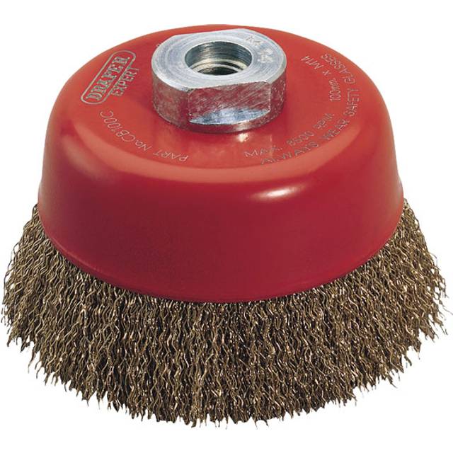Draper Expert Brassed Steel Wire Cup Brush 100mm M14 Thread