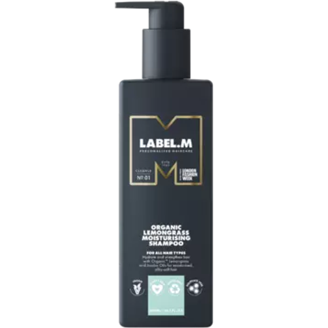 label.m Organic Lemongrass Fuktgivande schampo för alla hårtyper 300 ml
