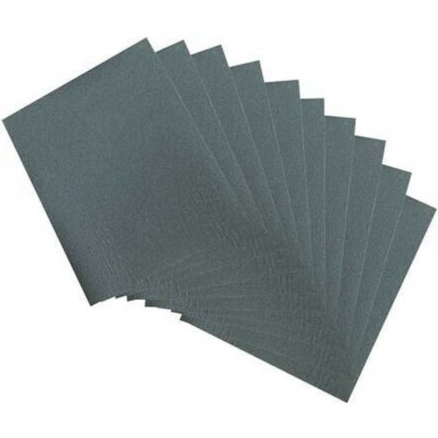 QTY 10 400 Grit Wet & Dry Sheets Abrasive Sandpaper Metal Varnish Sanding