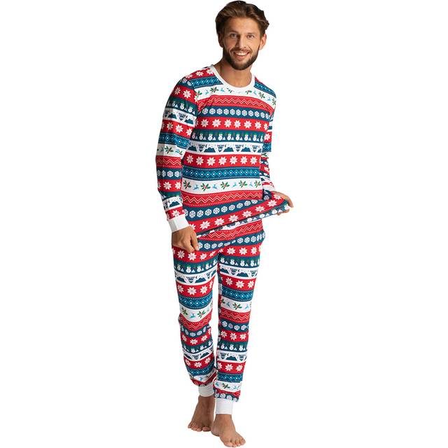 SillySanta Stribet Julepyjamas Herre