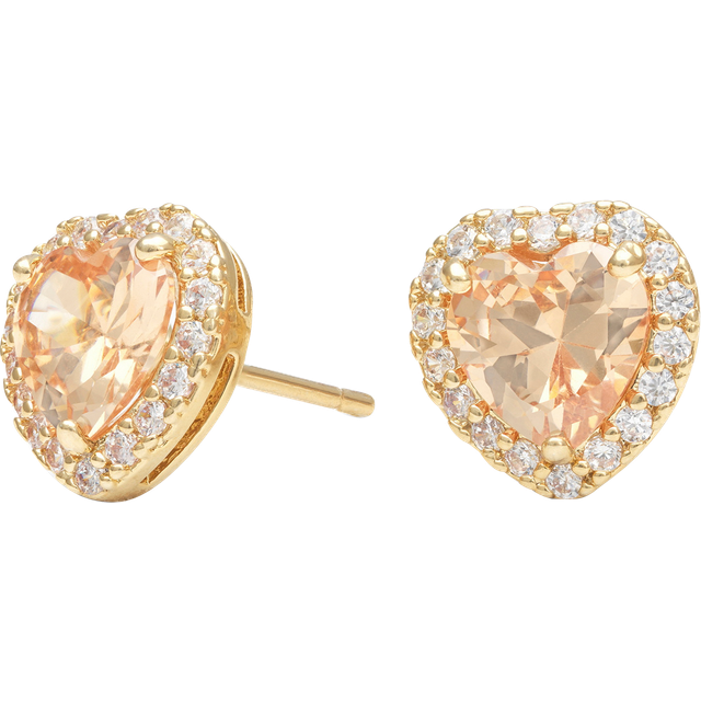 Delphine Stud Örhängen - Light Champagne