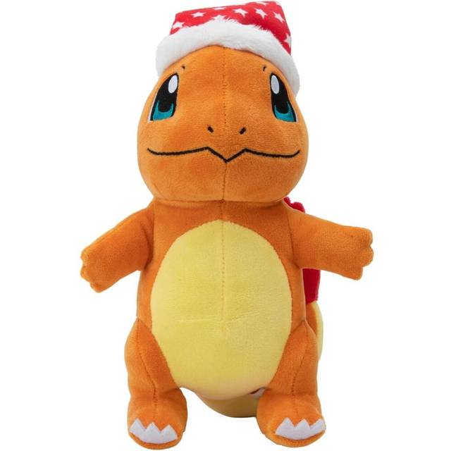 "PokÃ©mon 8"" Plush Holiday Charmander With Santa Hat"