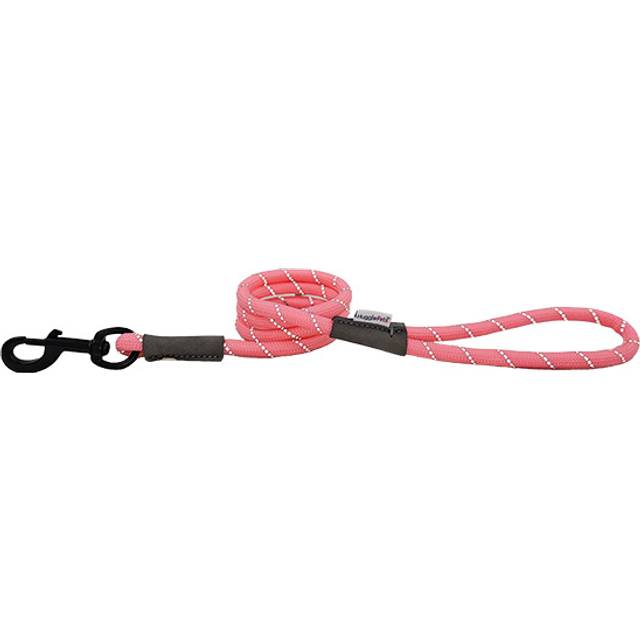 HugglePets Reflective Rope Dog Lead 107 x 1.0cm Pink, Pink