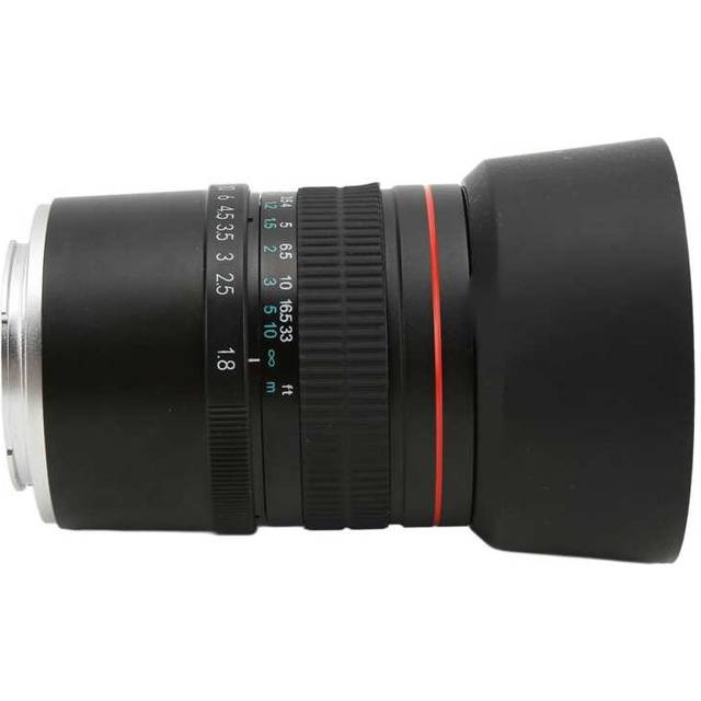 85mm F1.8 Portrait Lens Medium Telephoto Portrait Lens 85mm F1.8 Manual Focus for A6400 Mirrorless Camera