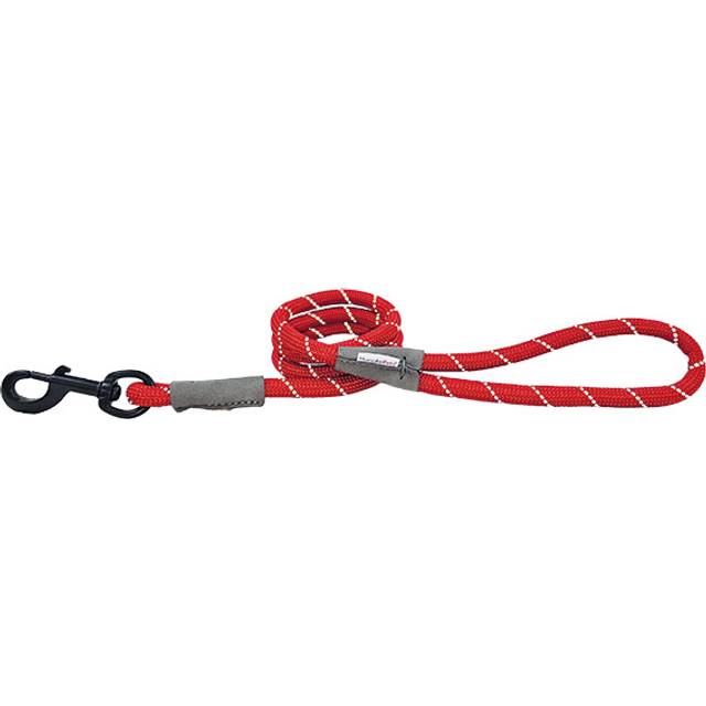 HugglePets Reflective Rope Dog Lead 107 x 1.0cm Red, Red
