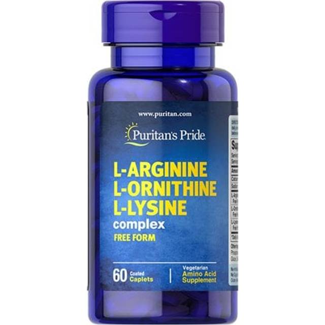 Puritan's Pride - L-Arginine L-Ornithine L-Lysine - 60 Caplets