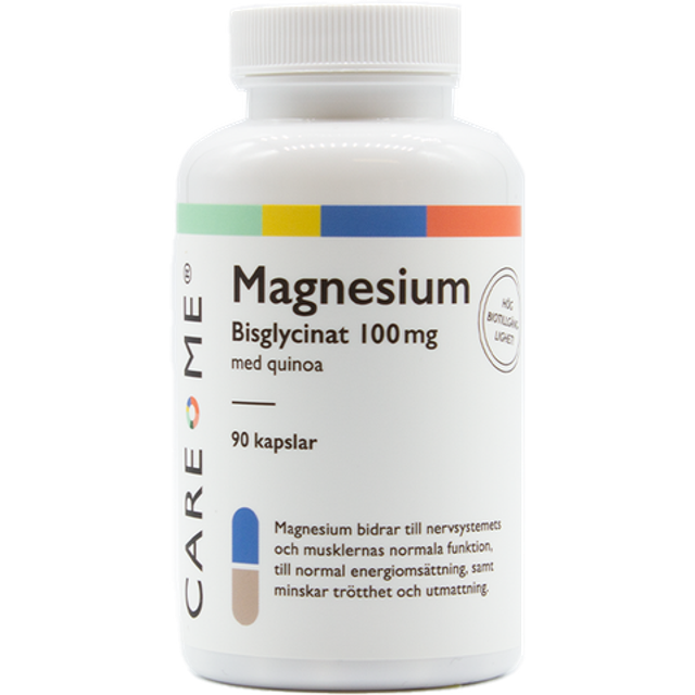 Magnesium Bisglycinat 100 mg, 90 kaps., CareMe