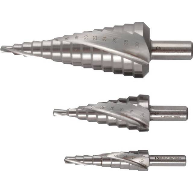 Sherwood 4-30MM Sheet Metal Step Drills HSS (Set-3)