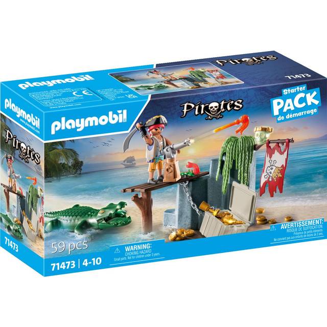 Playmobil 71473 Pirates: Pirate With Alligator Starter Pack