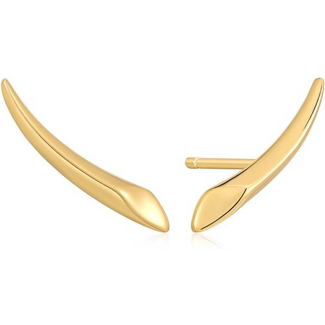 Ania Haie - Gold Arrow Climber Stud Earrings