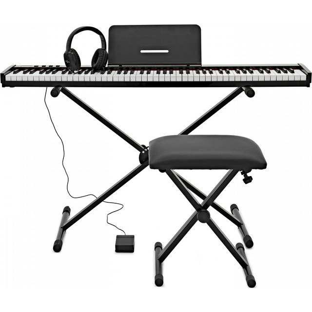 VISIONKEY-100 Digital Keyboard Piano with Bluetooth Stand Pack
