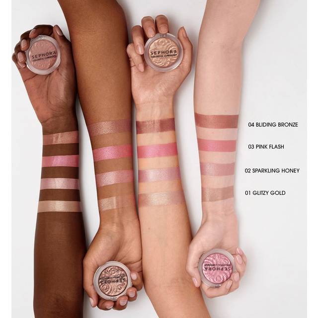 Sephora Collection Colorful Luminizer Face Illuminating Powder 02 Sparkling Honey 3,50 G Highlighter hos Magasin 02 Sparkling Honey 3,50 G