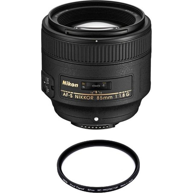 NIKON AF-S 85MM F1.8G + HOYA 67mm PRO 1D Protector