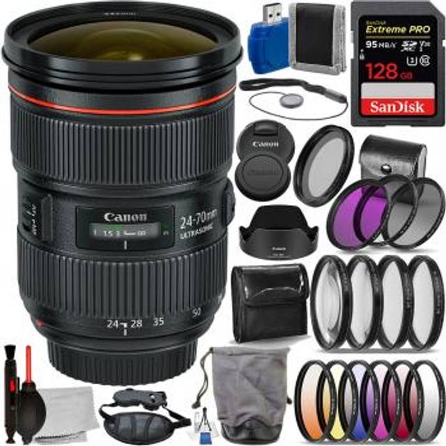 Canon EF 24-70mm f/2.8L II USM Zoom Lens - 5175B002 with Accessory Bundle