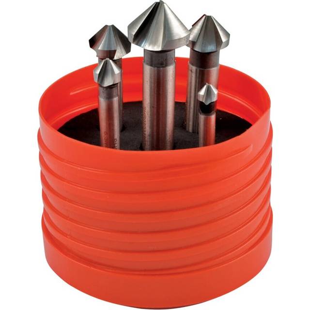 5-Pce 90DEG HSS-Cobalt s/s Countersink Set - Sherwood