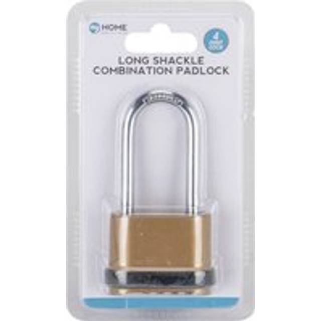 My Home 4 Digit Long Shackle Combination Padlock - 5 x 10 x 2 g
