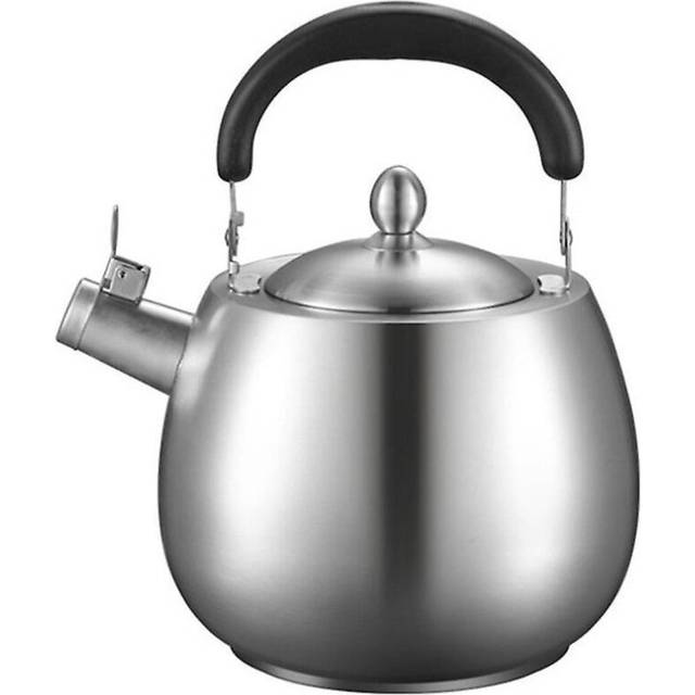 4l Stainless Steel Kettle, Large Capacity, Clear Sound Can Whistle Thickened Bottom Kettle