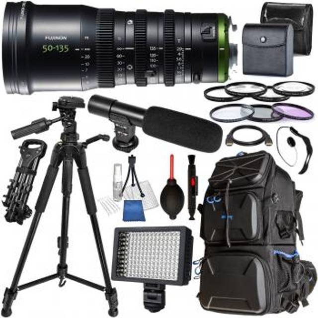 Fujinon MK50-135mm T2.9 Lens Sony E Mount - MK50-135MM T2.9 Videographer Bundle