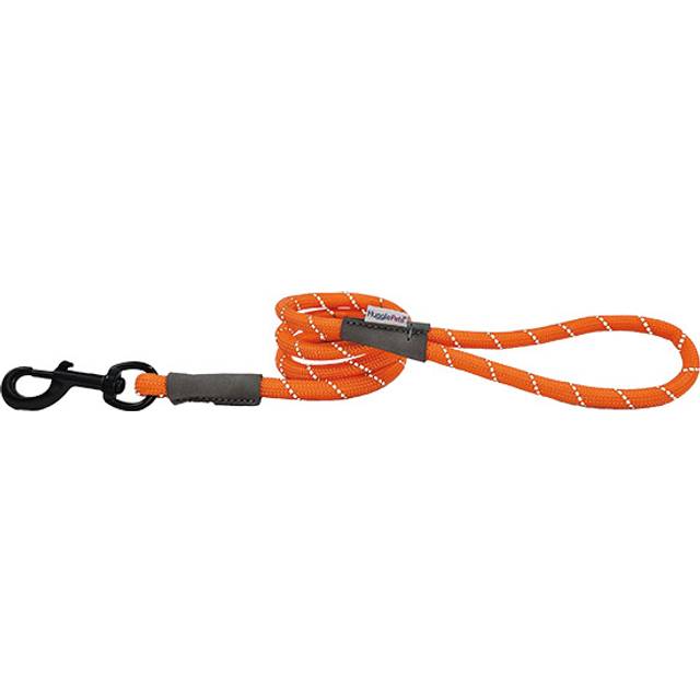 HugglePets Reflective Rope Dog Lead 107 x 1.2cm Orange, Orange