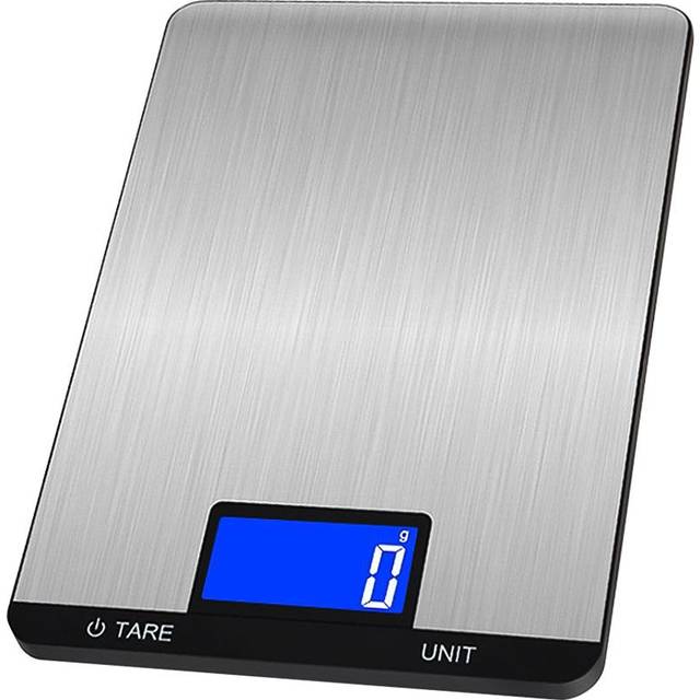 Digital Food Scale 10kg/22lb Rechargeable Digital Kitchen Scale with LCD Display Touch Buttons 7 15kg black