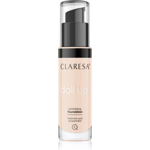 Claresa Claresa Doll Up! Lysnende foundation til et naturligt udseende Skygge 03 Light Medium 34 g