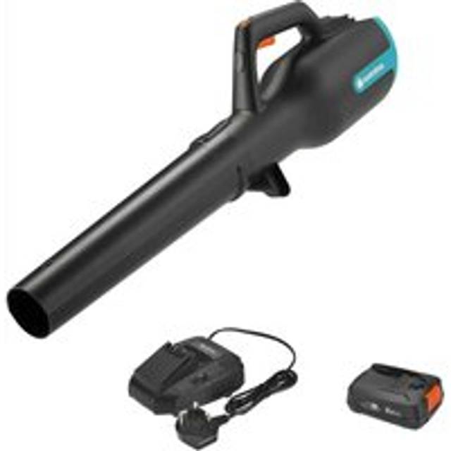 Gardena POWERJET P4A 18v Cordless Garden Leaf Blower 1 x 2.5ah Li-ion Battery Charger