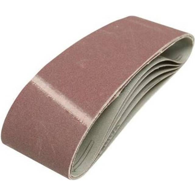 QTY 5 75mm x 533mm Sanding Belts 80 Grit For Belt Sander