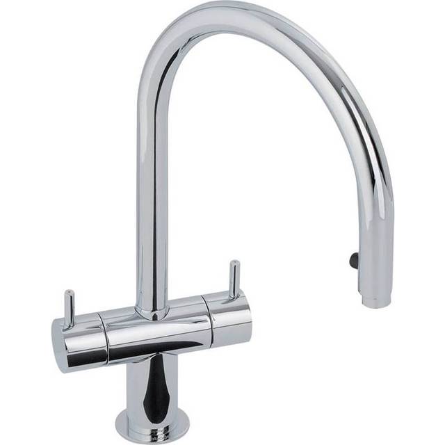 Abode Hesta Chrome Pull Out Rinser Kitchen Sink Mixer Tap AT1205