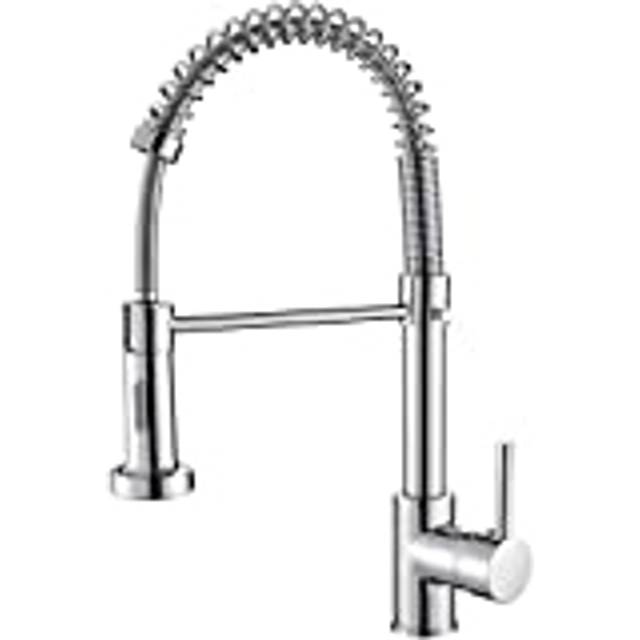 Kitchen sink mixer tap, spring kitchen faucet with pull down sprayer