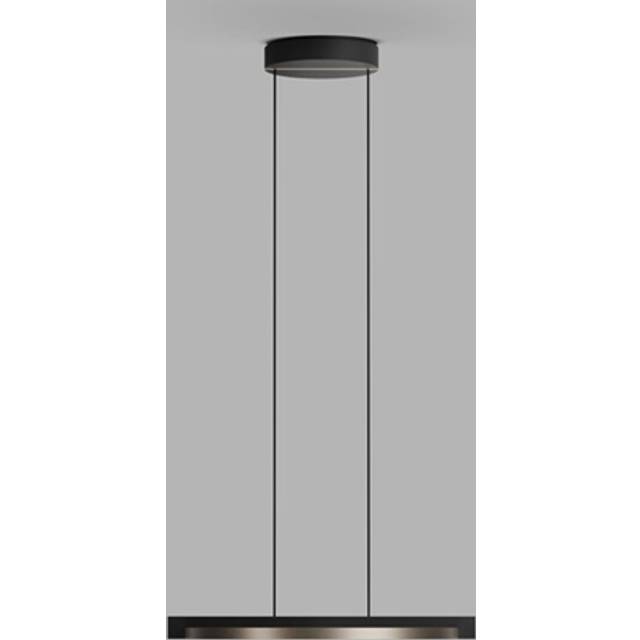 LIGHT-POINT - Inlay S3 Disc Pendant Matt Black/Satin Gold
